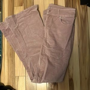 Corduroy bell flare high rises